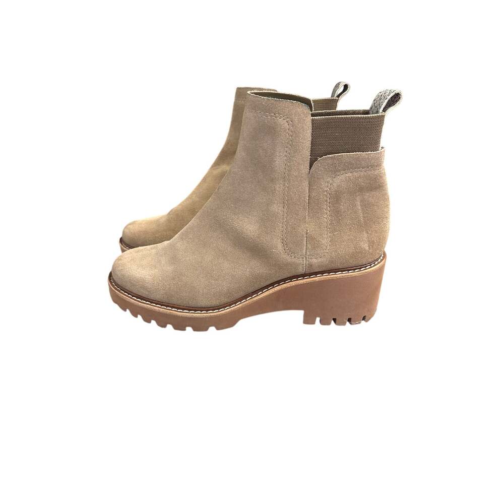 Dolce Vita Olive Suede Huey Boot Sz 8